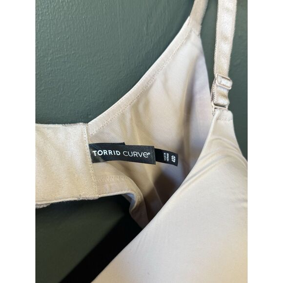 Torrid Curve Womens Beige Push Bra Plus Size 42D - Picture 3 of 3